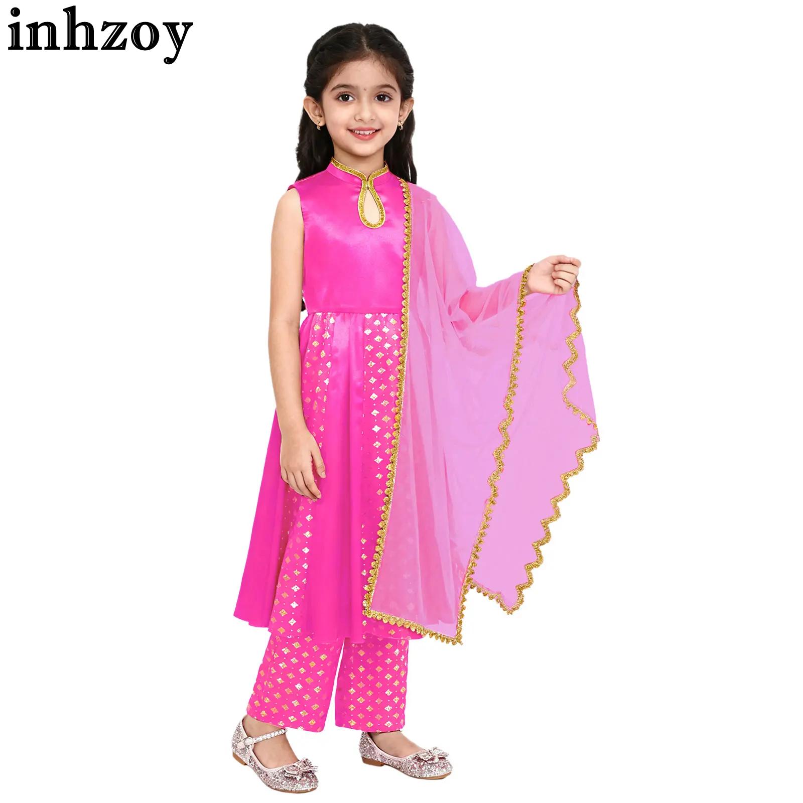 Fashion Ethnic Indian Clothing - Çocuk Kız Hint Etnik Salwar Takım