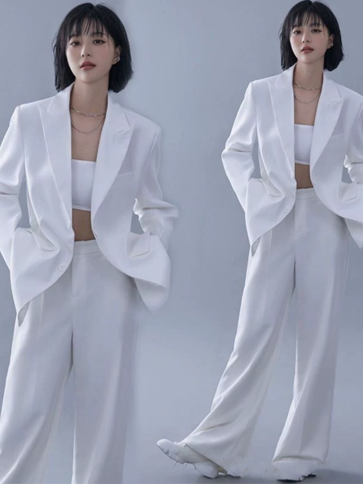 Ethnic Fashion Magazine - Beyaz Takım Elbise Teması Moda Dergisi