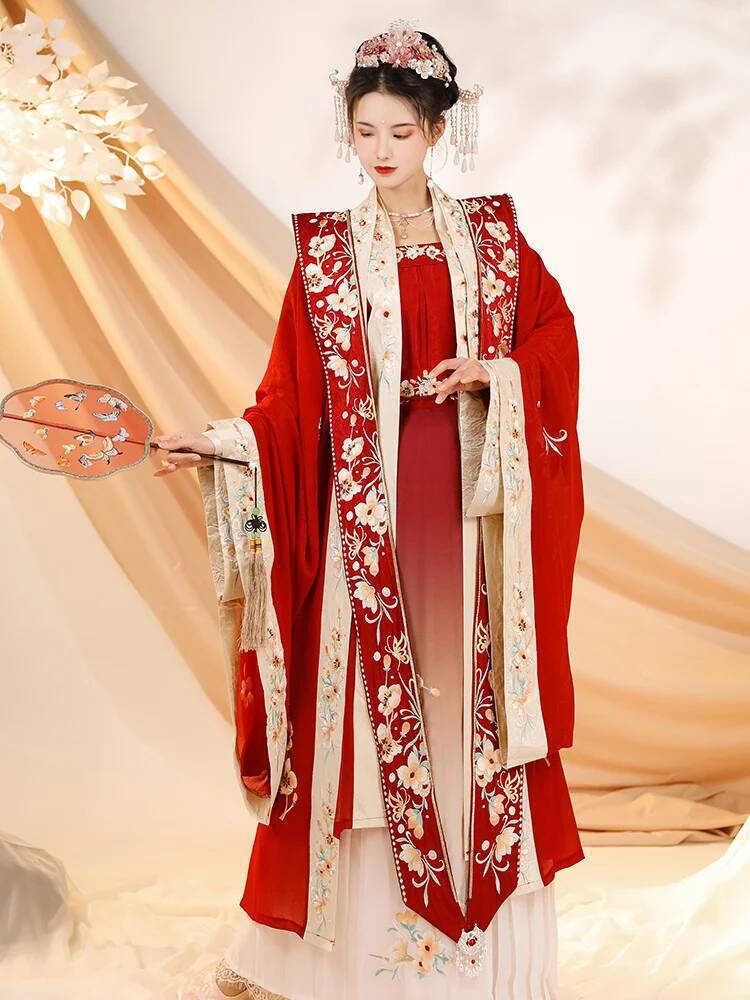 Hanbok Modern Set - Modern Kraliçe Hanfu Kostüm Kadın Çin