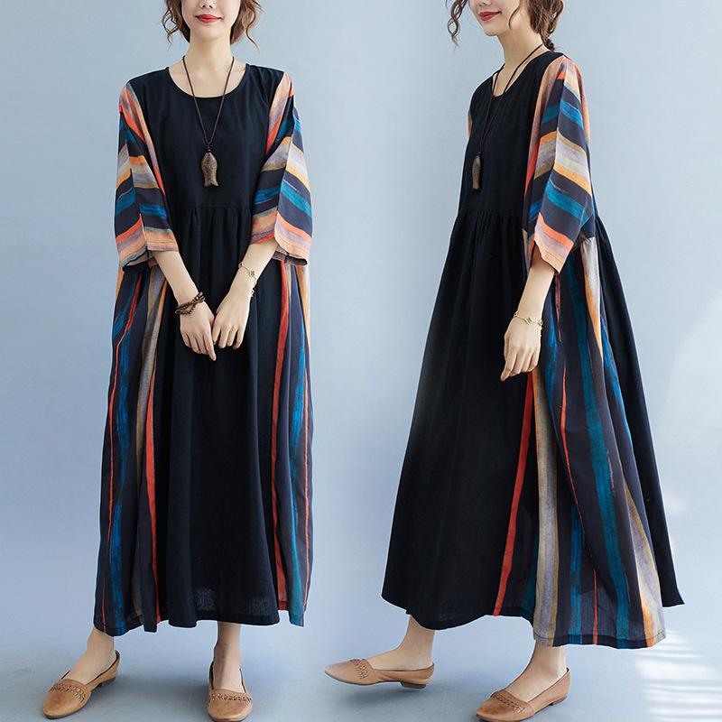 Fashion Ethnic Indian Clothing - Hint Pakistan Elbise Kadın Bohem Tarzı