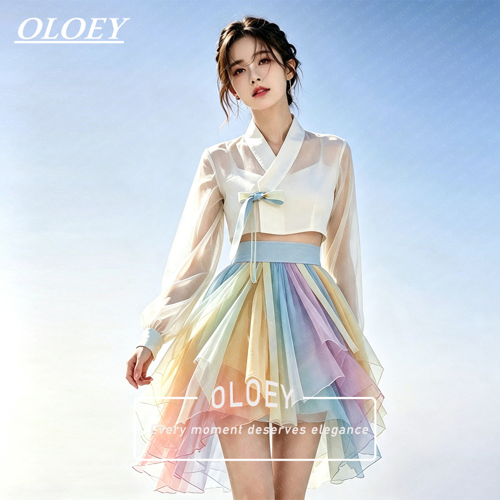 Hanbok Modern Set - OLOEY Modern 3 Parçalı Kısa Konser