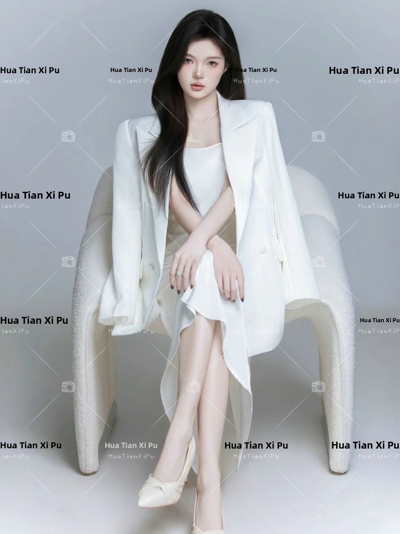 24 Studio Yeni Beyaz Takım Elb - Ethnic Fashion Magazine incelemesi ve fiyatı