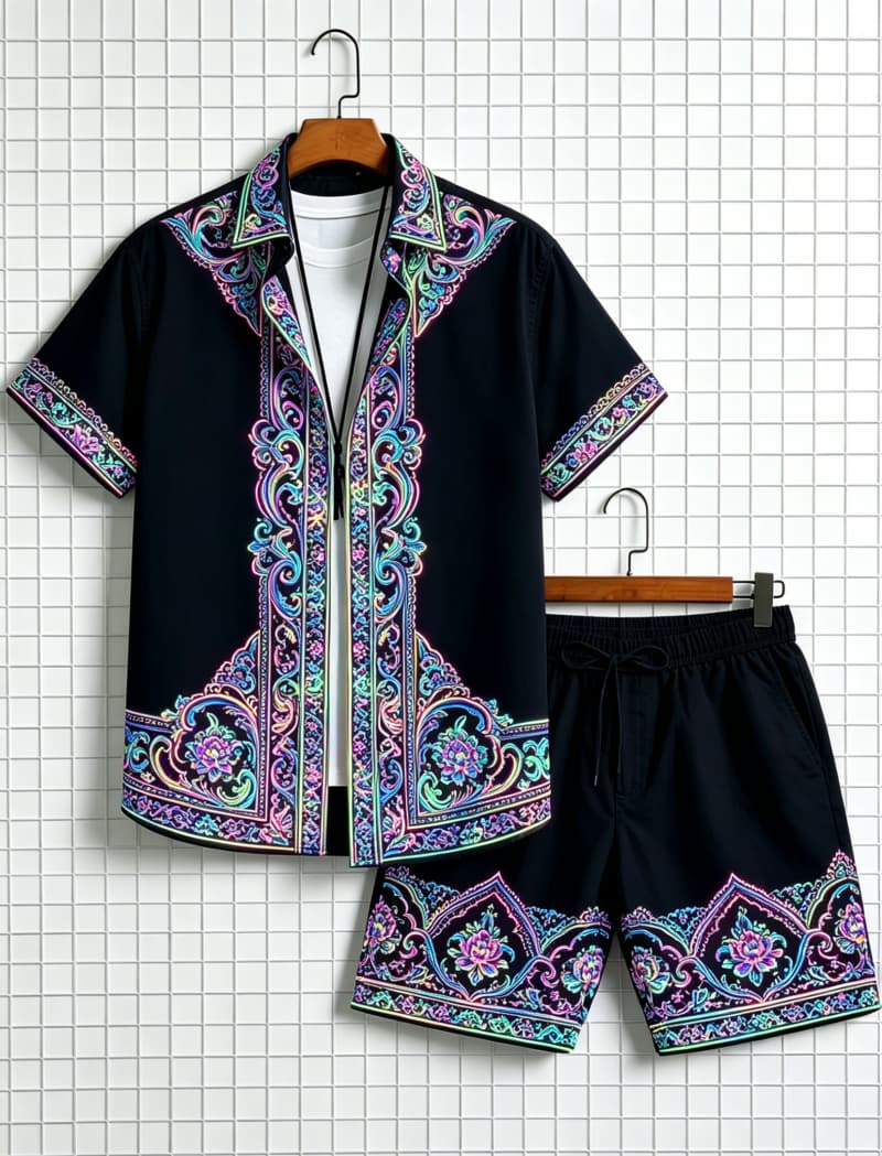 Erkek etnik desenli kısa kollu - Ethnic Style incelemesi ve fiyatı