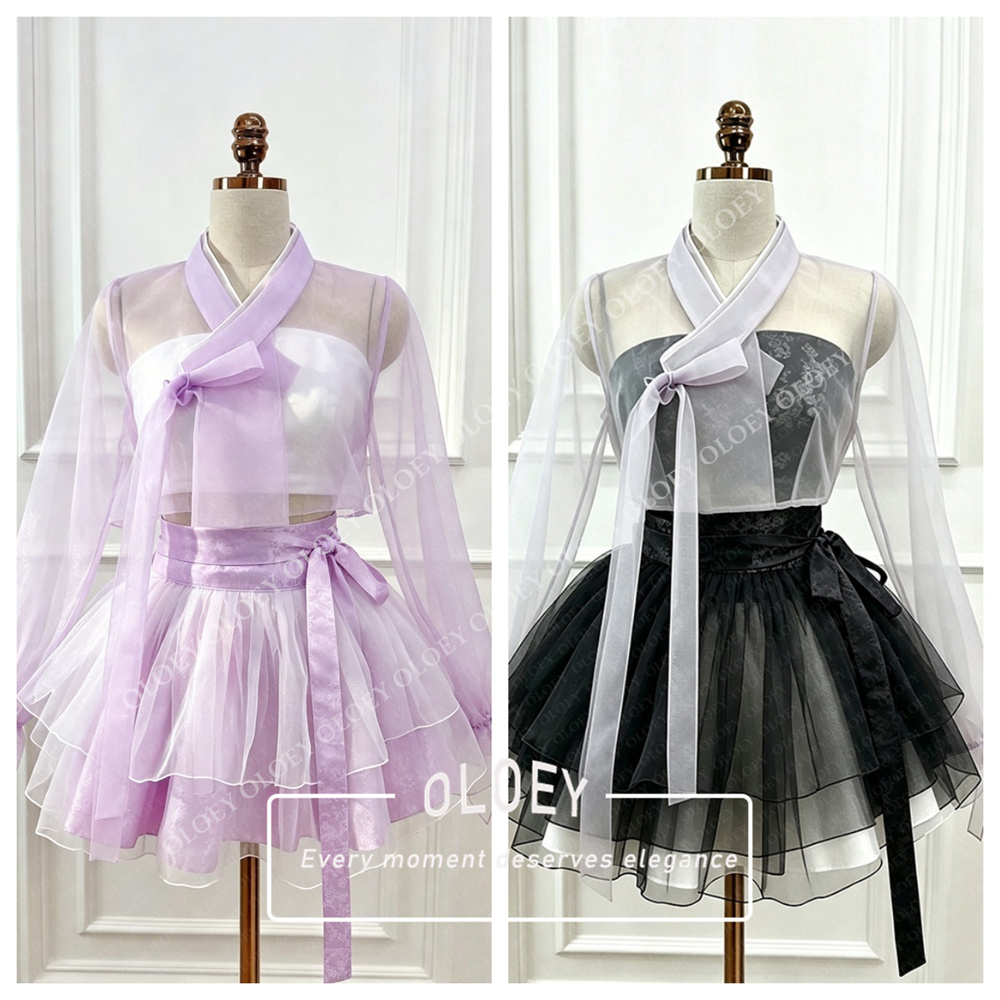 OLOEY Modern Siyah Kırmızı Kıs - Hanbok Modern Set incelemesi ve fiyatı