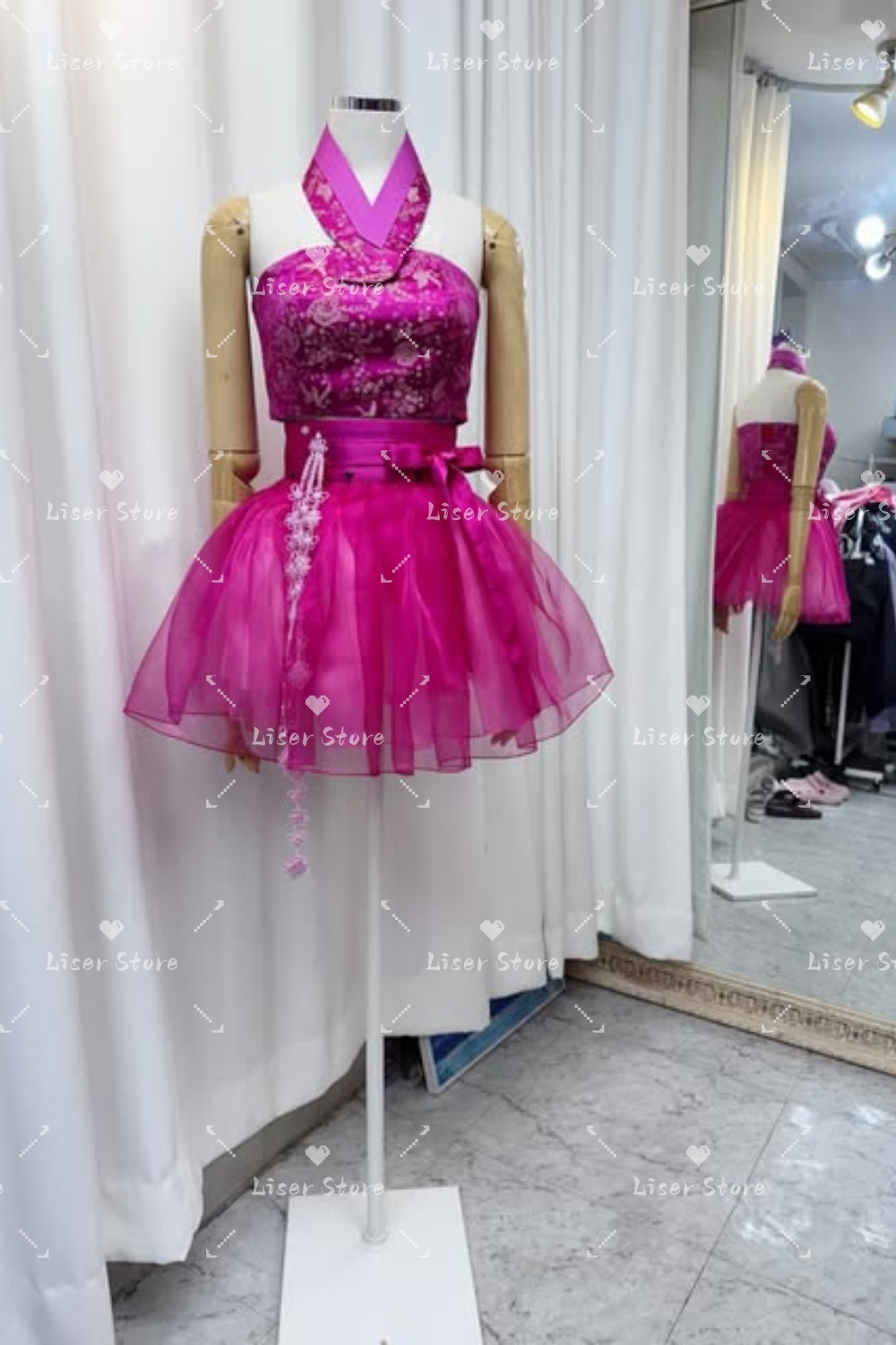 Liser Modern Kısa Hanbok Elbis - Hanbok Modern Set incelemesi ve fiyatı