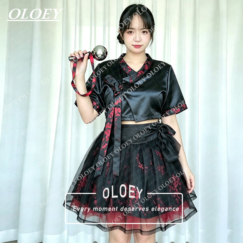 OLOEY Modern Siyah Kısa Konser - Hanbok Modern Set incelemesi ve fiyatı