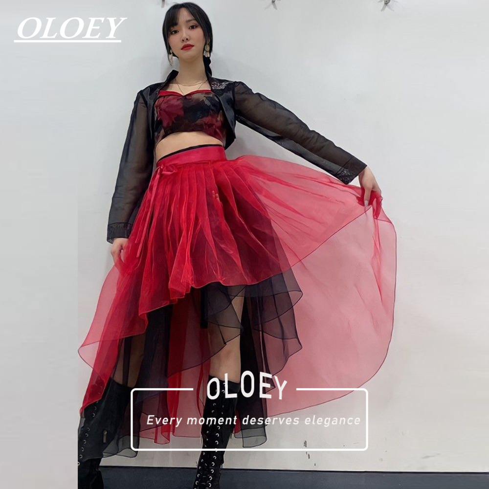 OLOEY Modern Kırmızı Siyah Kon - Hanbok Modern Set incelemesi ve fiyatı