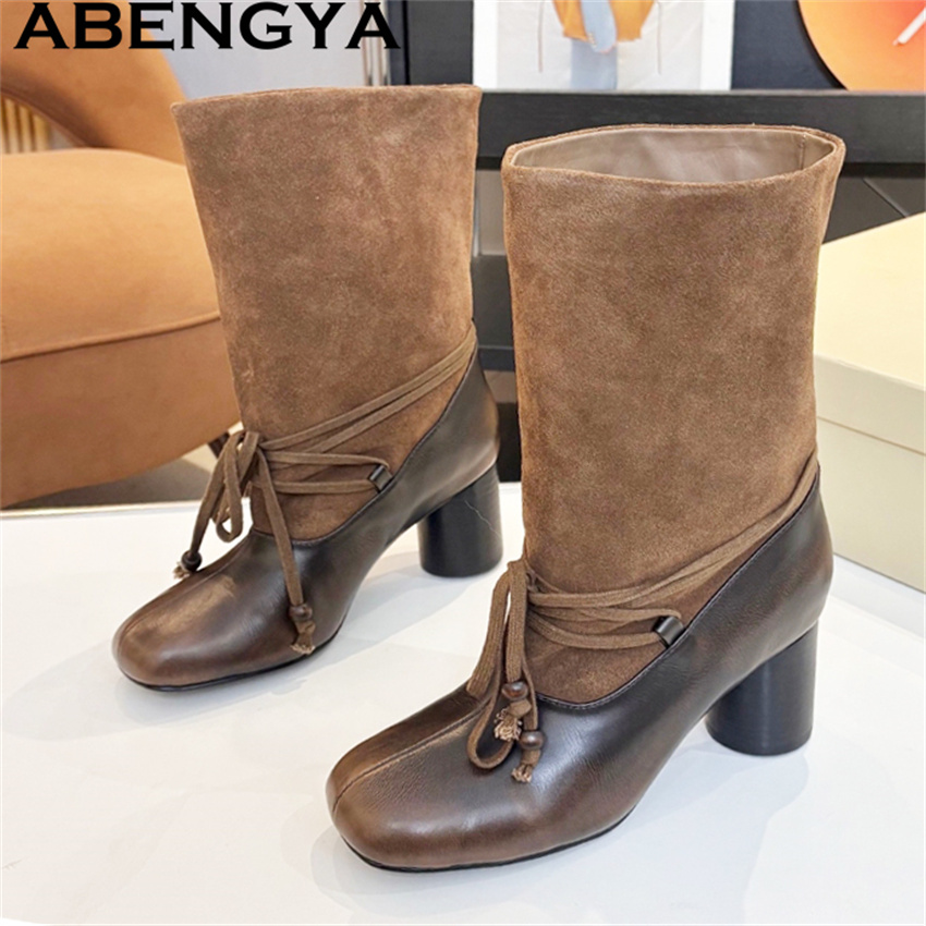 ABENGYA Kalın Topuklu Orta Boy - Ethnic Fashion Week incelemesi ve fiyatı