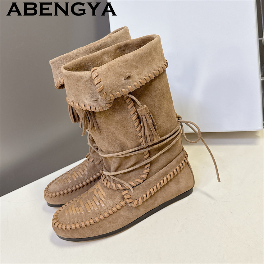 Kadın Sığır Derisi Süet Püskül - Ethnic Fashion Week incelemesi ve fiyatı