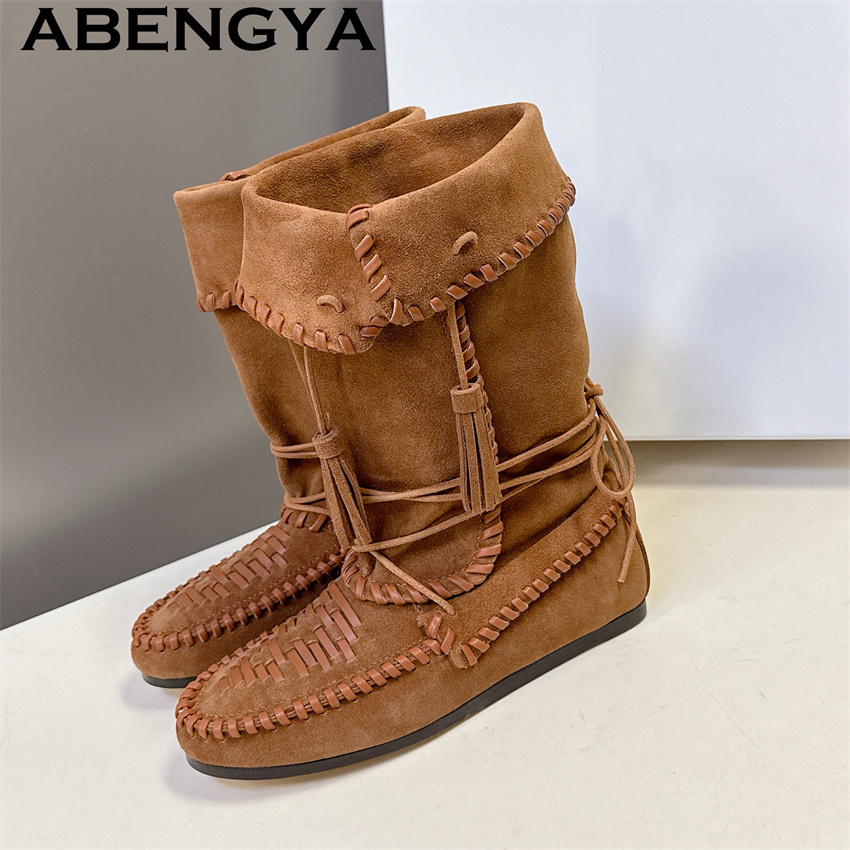 Kadın Sığır Derisi Süet Püskül - Ethnic Fashion Week incelemesi ve fiyatı
